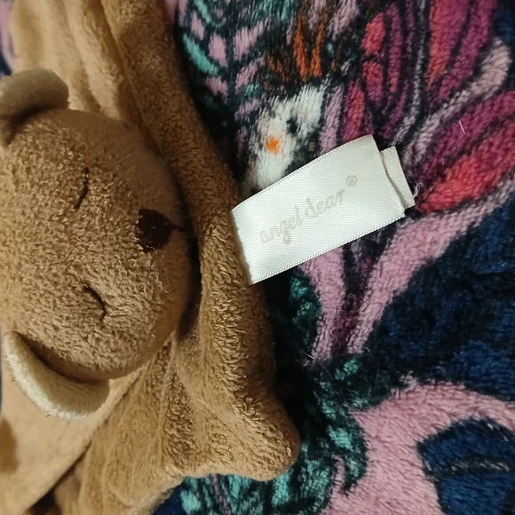 Angel Dear Lovie (Brown Bear) Security Blanket - Picture 3 of 3